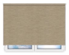 Стандартные рулонные шторы Корсо блэкаут коричневый цена. Купить в «Мастерская Жалюзи»